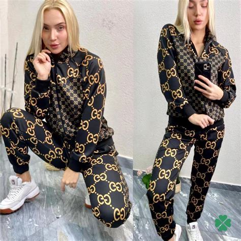 orange gucci tracksuit|Gucci women tracksuit.